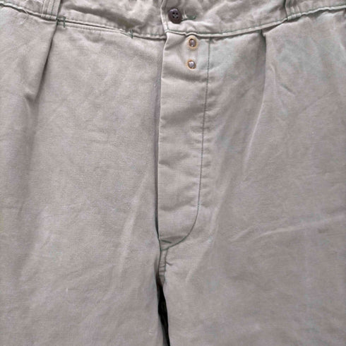 40S~ CHIC ZIPPER メタルフック 裾ジップ ボタンフライ ハンティング パンツ メンズ EUR:46-48