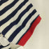 ポロバイラルフローレン Polo by RALPH LAUREN スモールポニー刺繍 トリコロールカラー ボーダーポロシャツ レディース import:M 12-14