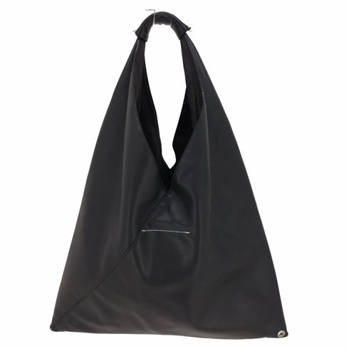 エムエムシックス メゾンマルジェラ MM6 Maison Margiela レザー トライアングル ジャパニーズ トートバッグ レディース