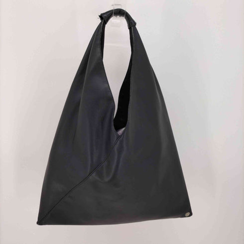 エムエムシックス メゾンマルジェラ MM6 Maison Margiela レザー トライアングル ジャパニーズ トートバッグ レディース