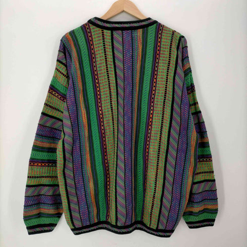 SEVEN OAKS グラデーション 3Dニット メンズ import:XL