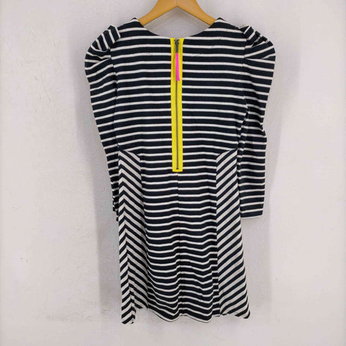 ステューシーウィメン Stussy Women ボリュームスリーブ ボーダーワンピース レディース import:M