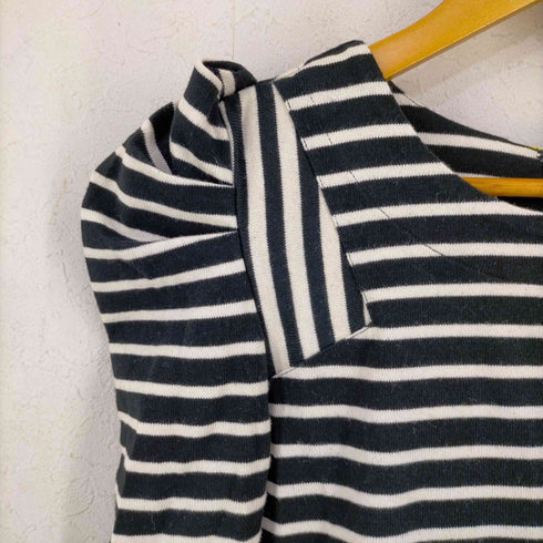 ステューシーウィメン Stussy Women ボリュームスリーブ ボーダーワンピース レディース import:M