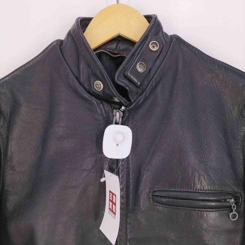 ショット Schott LOT:641 スタンドカラー シングルライダースジャケット メンズ 36
