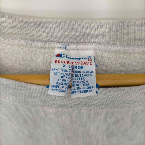 チャンピオン Champion 90S MADE IN USA REVERSE WEAVE OHIO STATE 目付き クルーネックスウェット 珍ピオン メンズ import:XL