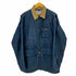 ポロラルフローレン POLO RALPH LAUREN 80S 白タグ 襟コーデュロイデニムハンティングジャケット メンズ import:M