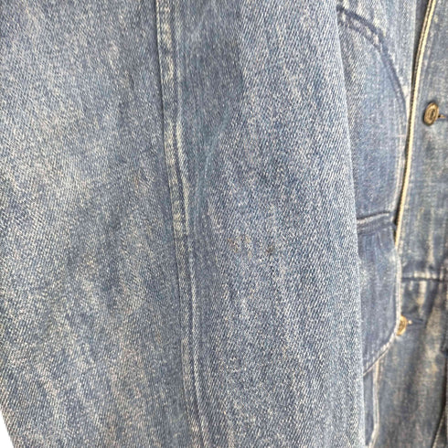 ポロラルフローレン POLO RALPH LAUREN 80S 白タグ 襟コーデュロイデニムハンティングジャケット メンズ import:M