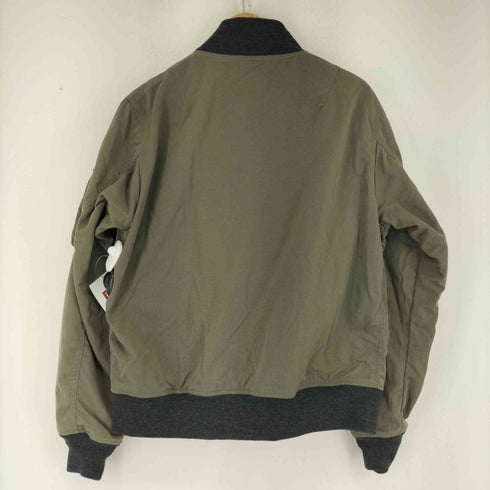 ユナイテッドアローズ UNITED ARROWS UAS NY B15-C† ダブルジップナイロンMA1ジャケット IDEAL ZIPPER メンズ JPN:XL