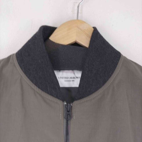 ユナイテッドアローズ UNITED ARROWS UAS NY B15-C† ダブルジップナイロンMA1ジャケット IDEAL ZIPPER メンズ JPN:XL