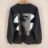 THE SALVAGES Reconstructed Eyes Raglan Crewneck Sweat メンズ import:XL