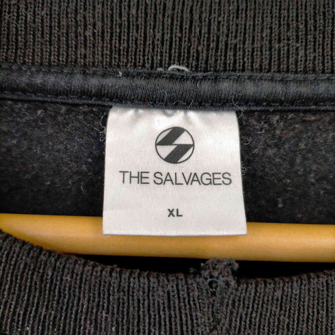 THE SALVAGES Reconstructed Eyes Raglan Crewneck Sweat メンズ import:XL