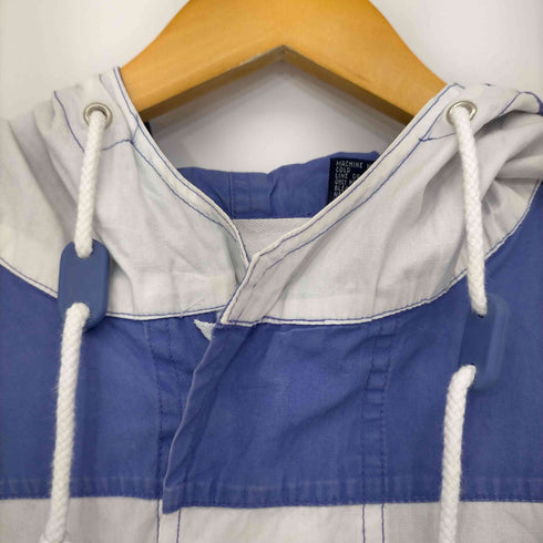 ギャップ Gap 90S OLD GAP ボーダーコットンシェルアノラックパーカー メンズ import:XL