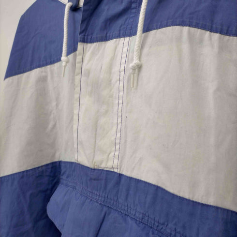 ギャップ Gap 90S OLD GAP ボーダーコットンシェルアノラックパーカー メンズ import:XL