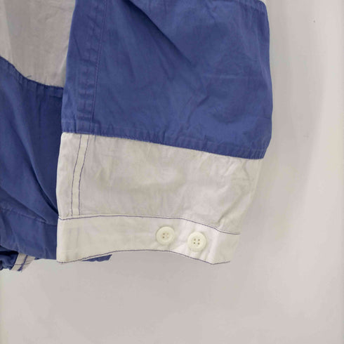 ギャップ Gap 90S OLD GAP ボーダーコットンシェルアノラックパーカー メンズ import:XL