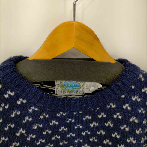 ROYAL NORTH MILLS OUTFITTERS MADE IN USA バーズアイウールニット メンズ import:M