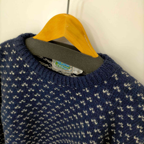 ROYAL NORTH MILLS OUTFITTERS MADE IN USA バーズアイウールニット メンズ import:M