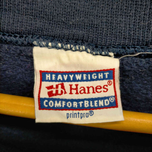 ヘインズ Hanes 刺繍タグ 両面プリントスウェット メンズ JPN:XL