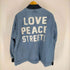 DENIM & ANY WEDNESDAY BLACK バックデザインデニムブルゾン メンズ FREE