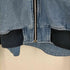 DENIM & ANY WEDNESDAY BLACK バックデザインデニムブルゾン メンズ FREE
