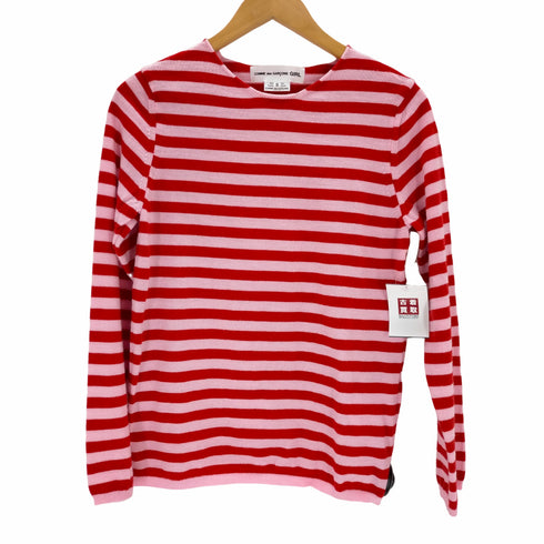 コムデギャルソンガール COMME DES GARCONS GIRL AD2023 ボーダーニット レディース JPN:S