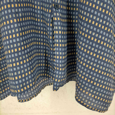 アドルフォ ADOLFO 総柄シルク半袖シャツ メンズ JPN:XXL