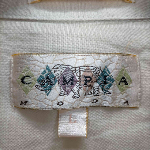 カンピア モダ CAMPIA MODA ハワイアンガールプリントレーヨンシャツ メンズ JPN:L