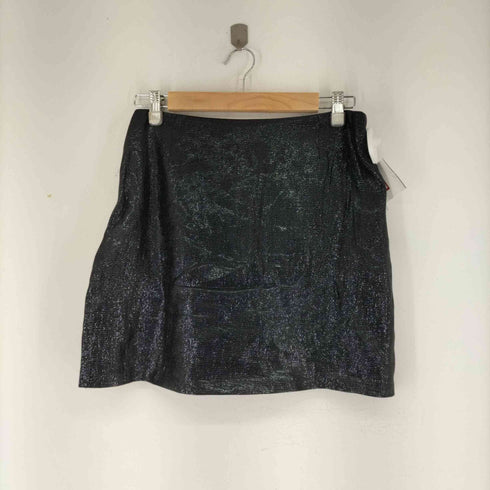 ザラ ZARA フリルメタリックスカート レディース JPN:L