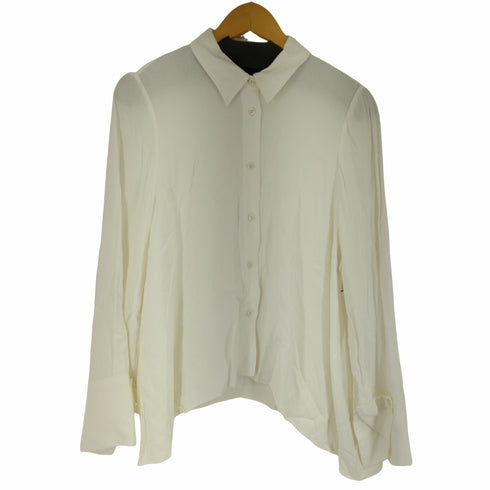 ザラ ZARA ASYMMETRIC HEM BLOUSE レディース S