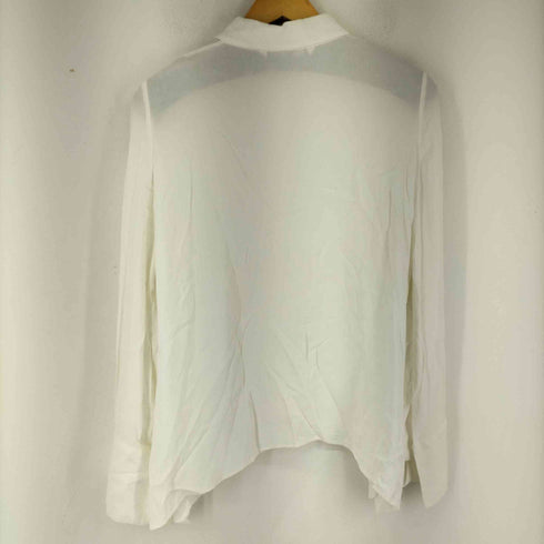 ザラ ZARA ASYMMETRIC HEM BLOUSE レディース S