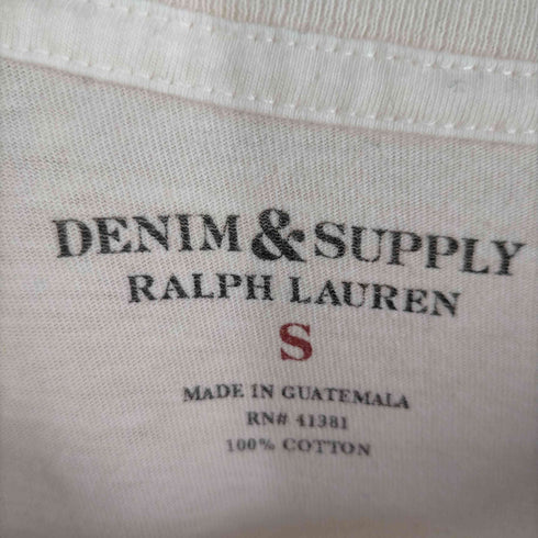 デニムアンドサプライ ラルフローレン DENIM & SUPPLY RALPH LAUREN グラフィックプリントクルーネックTシャツ メンズ JPN:S