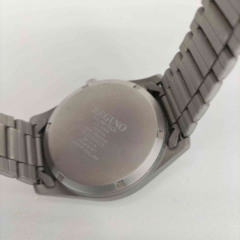 レグノ REGUNO SOLAR-TECH 電波時計 メンズ