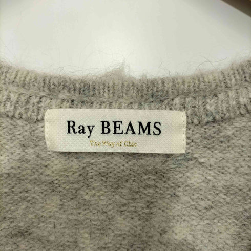 レイビームス Ray BEAMS 2020 アルパカ混 シャギーVネックカーディガン レディース