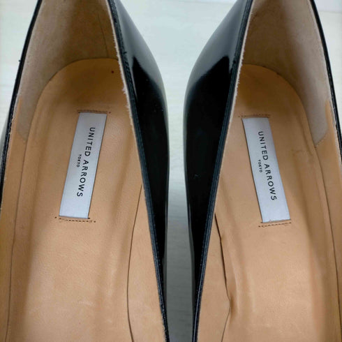 ユナイテッドアローズ UNITED ARROWS エナメル ヒールパンプス レディース 38