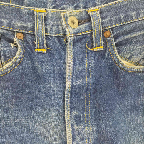 リーバイス Levis 00S USA製 S501XX ボタン裏555刻印 大戦モデル BigE 1944年復刻 均等V 赤耳 セルビッチ バレンシア工場 月桂樹ボタン 2000年製 メンズ W29 L36