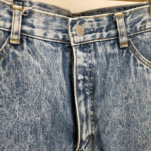LUCKY ストーンウォッシュ加工デニムパンツ レディース