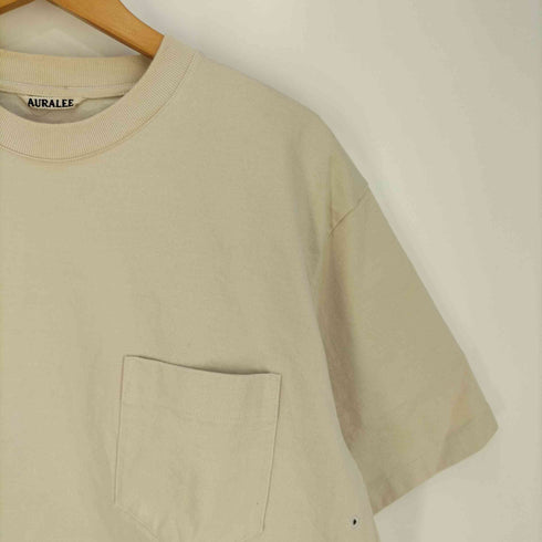 オーラリー AURALEE STAND-UP TEE スタンドアップTシャツ メンズ JPN:4