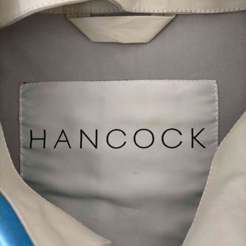 ハンコック HANCOCK スコットランド製 比翼ステンカラーコート メンズ 42