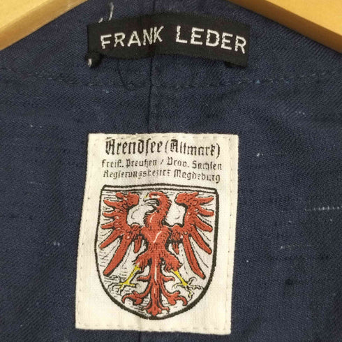 フランクリーダー FRANK LEDER ドイツ製 コットンリネンベスト メンズ JPN:XS