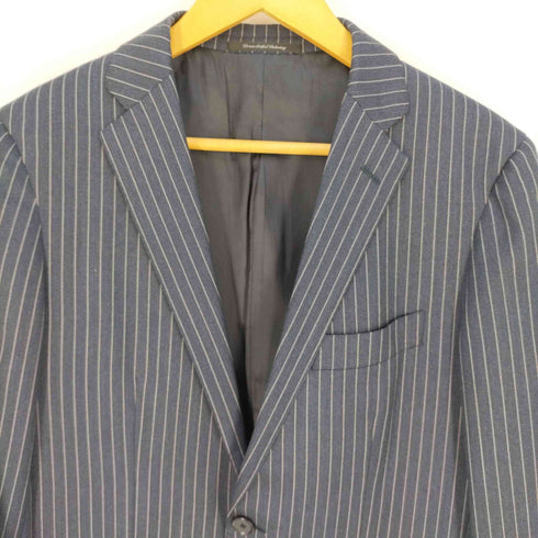 グリーンレーベルリラクシング GREEN LABEL RELAXING REDA ストライプ シングルブレスト 2B テーラードジャケット メンズ 46