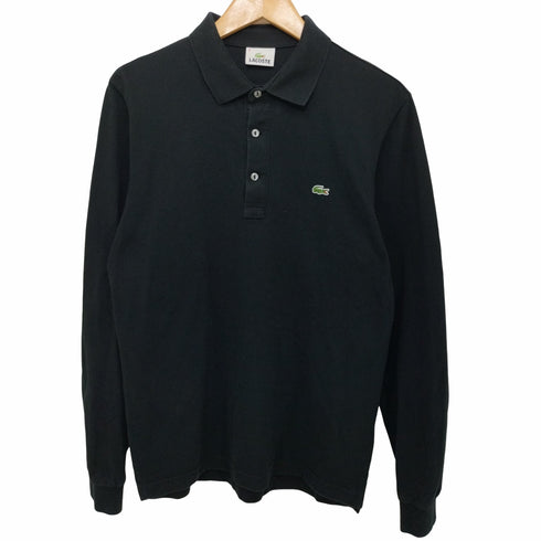 ラコステ LACOSTE ロゴ刺繍 ロングスリーブ ポロシャツ メンズ JPN:3