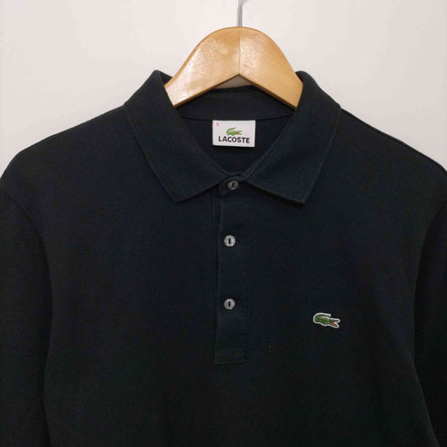 ラコステ LACOSTE ロゴ刺繍 ロングスリーブ ポロシャツ メンズ JPN:3