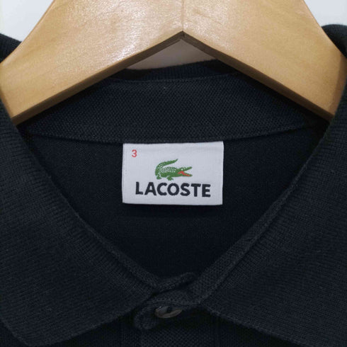 ラコステ LACOSTE ロゴ刺繍 ロングスリーブ ポロシャツ メンズ JPN:3