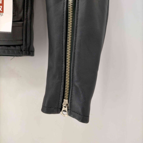 トリプルシックスレザーウェア 666 Leather Wear MY WAY MAN ライダースジャケット レディース 32