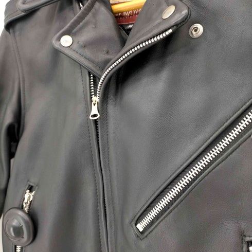 トリプルシックスレザーウェア 666 Leather Wear MY WAY MAN ライダースジャケット レディース 32