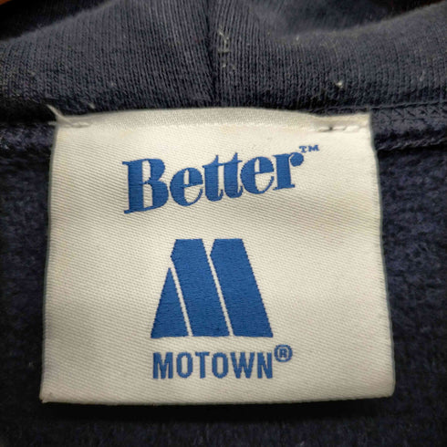 ベター BETTER MOTOWN COLLEGIATE HOODIE Navy ヘビーウェイト パーカー メンズ JPN:M
