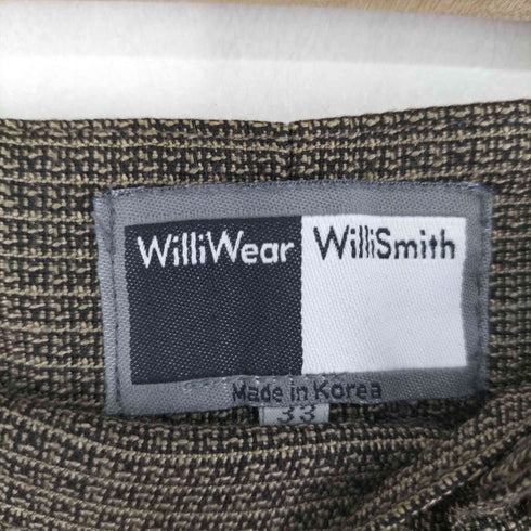 Willi Wear MADE IN KOREA 2タックスラックス メンズ 33