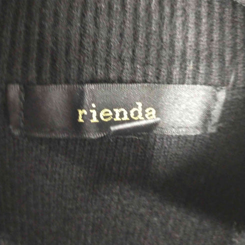 リエンダ rienda Bicolor Wrap Knit OP レディース JPN:S