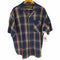 サッソン SASSON コットンレーヨン オープンカラーチェックS/Sシャツ メンズ import:XL