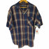 サッソン SASSON コットンレーヨン オープンカラーチェックS/Sシャツ メンズ import:XL