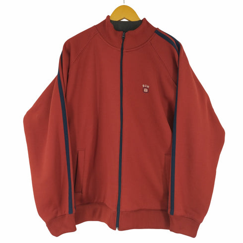 フルギ B.U.M. EQUIPMENT フロントロゴ 裏地フリース サイドライントラックジャケット メンズ import:L